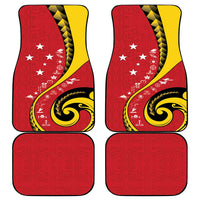 Papua New Guinea 50th Independence Anniversary Car Mats Special Style Red Version LT05 - Polynesian Pride