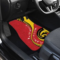 Papua New Guinea Independence Car Mats Special Style Red Version LT05 - Polynesian Pride