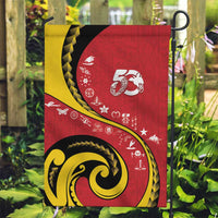 Papua New Guinea 50th Independence Anniversary Garden Flag Special Style Red Version - Polynesian Pride