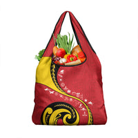 Papua New Guinea 50th Independence Anniversary Grocery Bag Special Style Red Version LT05 1-pack One Size Red - Polynesian Pride
