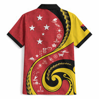 Papua New Guinea 50th Independence Anniversary Hawaiian Shirt Special Style Red Version LT05 - Polynesian Pride