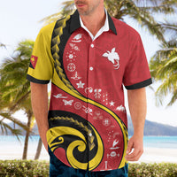 Papua New Guinea 50th Independence Anniversary Hawaiian Shirt Special Style Red Version LT05 - Polynesian Pride