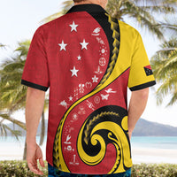 Papua New Guinea 50th Independence Anniversary Hawaiian Shirt Special Style Red Version LT05 - Polynesian Pride