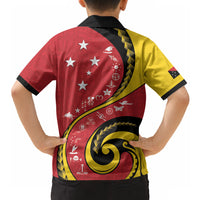 Papua New Guinea 50th Independence Anniversary Hawaiian Shirt Special Style Red Version LT05 - Polynesian Pride