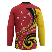 Papua New Guinea Independence Hockey Jersey Special Style Red Version LT05 - Polynesian Pride