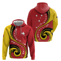 Papua New Guinea Independence Hoodie Special Style Red Version LT05 - Polynesian Pride