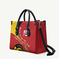 Papua New Guinea Independence Leather Bag Special Style Red Version LT05 Red - Polynesian Pride