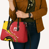 Papua New Guinea Independence Leather Bag Special Style Red Version LT05 - Polynesian Pride