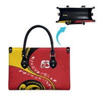 Papua New Guinea Independence Leather Bag Special Style Red Version LT05 - Polynesian Pride