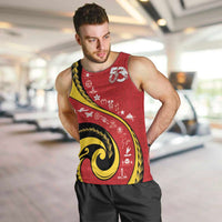 Papua New Guinea Independence Men Tank Top Special Style Red Version LT05 Red - Polynesian Pride