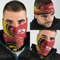 Papua New Guinea Independence Neck Gaiter Special Style Red Version LT05 - Polynesian Pride