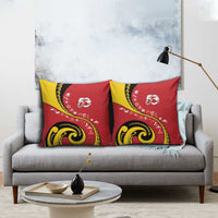 Papua New Guinea 50th Independence Anniversary Pillow Cover Special Style Red Version LT05 - Polynesian Pride