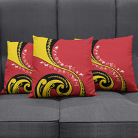 Papua New Guinea 50th Independence Anniversary Pillow Cover Special Style Red Version LT05 - Polynesian Pride