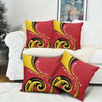 Papua New Guinea 50th Independence Anniversary Pillow Cover Special Style Red Version LT05 - Polynesian Pride