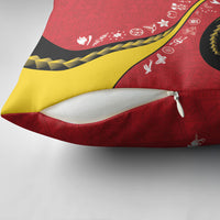Papua New Guinea 50th Independence Anniversary Pillow Cover Special Style Red Version LT05 - Polynesian Pride