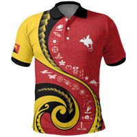 Papua New Guinea Independence Polo Shirt Special Style Red Version LT05 Red - Polynesian Pride