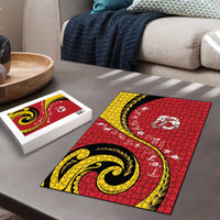 Papua New Guinea 50th Independence Anniversary Puzzle Special Style Red Version LT05 - Polynesian Pride