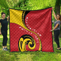 Papua New Guinea 50th Independence Anniversary Quilt Special Style Red Version LT05 - Polynesian Pride