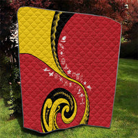 Papua New Guinea 50th Independence Anniversary Quilt Special Style Red Version LT05 - Polynesian Pride