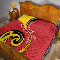 Papua New Guinea 50th Independence Anniversary Quilt Special Style Red Version LT05 - Polynesian Pride