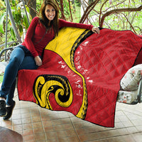 Papua New Guinea 50th Independence Anniversary Quilt Special Style Red Version LT05 - Polynesian Pride