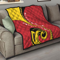 Papua New Guinea 50th Independence Anniversary Quilt Special Style Red Version LT05 - Polynesian Pride