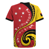 Papua New Guinea 50th Independence Anniversary Rugby Jersey Special Style Red Version LT05 - Polynesian Pride