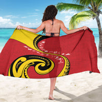 Papua New Guinea 50th Independence Anniversary Sarong Special Style Red Version LT05 - Polynesian Pride