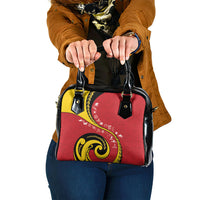 Papua New Guinea 50th Independence Anniversary Shoulder Handbag Special Style Red Version LT05 One Size Red - Polynesian Pride