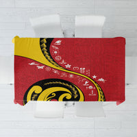 Papua New Guinea 50th Independence Anniversary Tablecloth Special Style Red Version LT05 Red - Polynesian Pride