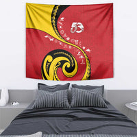 Papua New Guinea 50th Independence Anniversary Tapestry Special Style Red Version LT05 - Polynesian Pride