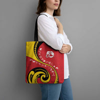 Papua New Guinea Independence Tote Bag Special Style Red Version LT05 - Polynesian Pride