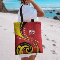 Papua New Guinea Independence Tote Bag Special Style Red Version LT05 - Polynesian Pride