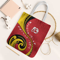 Papua New Guinea Independence Tote Bag Special Style Red Version LT05 White Strap One Size Red - Polynesian Pride