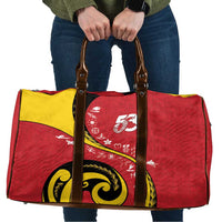 Papua New Guinea 50th Independence Anniversary Travel Bag Special Style Red Version LT05 Red - Polynesian Pride