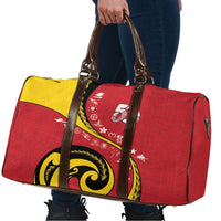Papua New Guinea 50th Independence Anniversary Travel Bag Special Style Red Version - Polynesian Pride