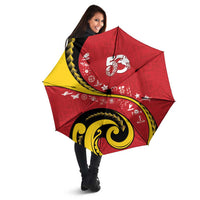 Papua New Guinea 50th Independence Anniversary Umbrella Special Style Red Version - Polynesian Pride