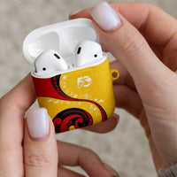 Papua New Guinea 50th Independence Anniversary AirPods Case Special Style Yellow Version LT05 - Polynesian Pride