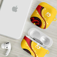 Papua New Guinea 50th Independence Anniversary AirPods Case Special Style Yellow Version LT05 - Polynesian Pride