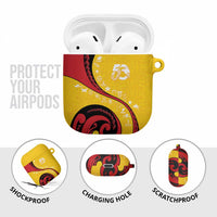 Papua New Guinea 50th Independence Anniversary AirPods Case Special Style Yellow Version LT05 - Polynesian Pride