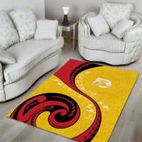 Papua New Guinea Independence Area Rug Special Style Yellow Version LT05 - Polynesian Pride