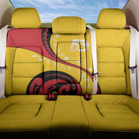Papua New Guinea 50th Independence Anniversary Back Car Seat Cover Special Style Yellow Version LT05 One Size Yellow - Polynesian Pride