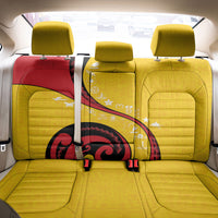 Papua New Guinea 50th Independence Anniversary Back Car Seat Cover Special Style Yellow Version LT05 - Polynesian Pride