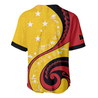 Papua New Guinea 50th Independence Anniversary Baseball Jersey Special Style Yellow Version LT05 - Polynesian Pride