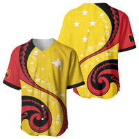 Papua New Guinea 50th Independence Anniversary Baseball Jersey Special Style Yellow Version LT05 - Polynesian Pride