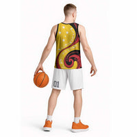 Papua New Guinea Independence Basketball Jersey Special Style Yellow Version LT05 - Polynesian Pride