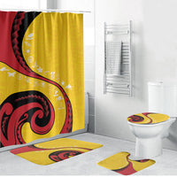 Papua New Guinea Independence Bathroom Set Special Style Yellow Version LT05 Bathroom Set (4 pcs) Yellow - Polynesian Pride