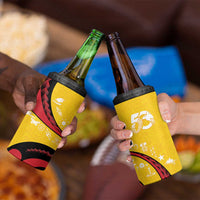 Papua New Guinea 50th Independence Anniversary 4 in 1 Can Cooler Tumbler Special Style Yellow Version LT05 - Polynesian Pride