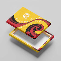 Papua New Guinea 50th Independence Anniversary Canvas Wall Art Special Style Yellow Version LT05 - Polynesian Pride
