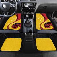 Papua New Guinea 50th Independence Anniversary Car Mats Special Style Yellow Version LT05 Set 4pcs Yellow - Polynesian Pride